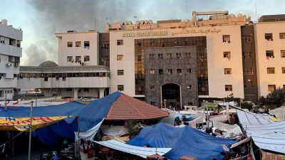 İsrail, yine hastaneyi hedef aldı