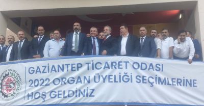 Gaziantep Ticaret Odası Seçimleri yapıldı