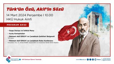 Hasan Kalyoncu Üniversitesi, Mehmet Akif Ersoy'u Anıyor