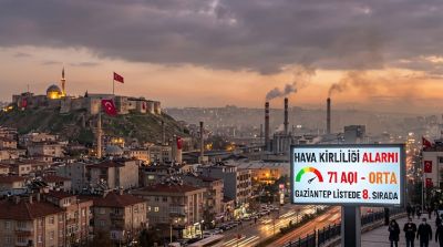 Gaziantep’te Hava Kirliliği Alarmı: 71 AQI Değeriyle Riskli İller Arasında