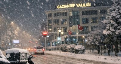 Gaziantep’te Yoğun Kar Yağışı ve Buzlanma Uyarısı