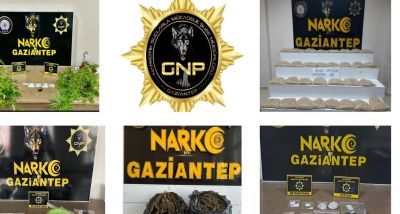 Gaziantep'te Yüklü Miktarda Uyuşturucu ve Silah Ele Geçirildi