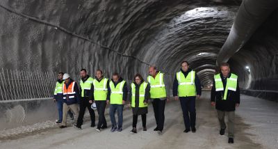 Gaziantep'in Dev Projesi Dülük-OSB Tüneli'nde Çalışmalar Hızla İlerliyor