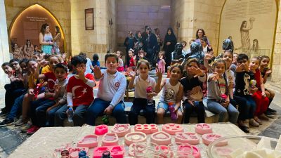 Gaziantep Büyükşehir çocuklara sabun yapımının inceliklerini öğretiyor