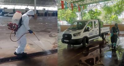 Şahinbey Belediyesi'nden Bayramda Örnek Temizlik Uygulaması