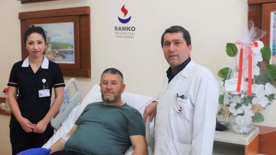 Giresunlu Hasta, Sanko Hastanesi'nde kapalı Bypass Ameliyatıyla şifa buldu