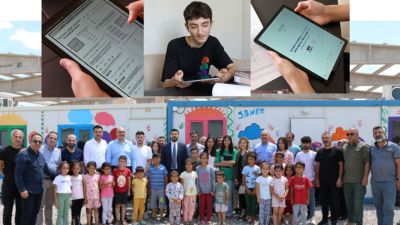 SANKO Holding depremden etkilenen öğrencilere 5 Bin  adet tablet bağışladı