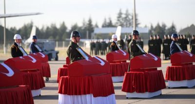 Mürted'de Son Veda: 20 Şehit Memleketlerine Uğurlandı