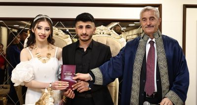 Başkan Tahmazoğlu'ndan Yeni Evlenecek Çiftlere Sürpriz