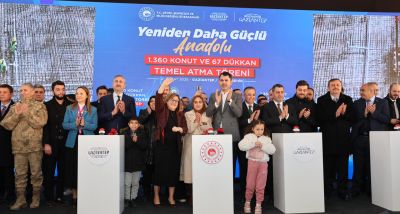 Gaziantep’te 1.427 Yeni Konut ve İş Yeri İçin Temel Atıldı