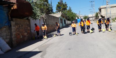 Şehitkamil’de Kırsal Mahallelere Temizlik Seferberliği