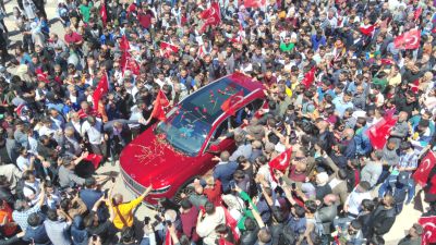 Türkiye'nin yerli ve milli otomobili TOGG, Gazianteplilerle buluştu