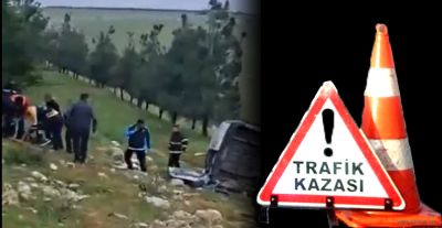 Şehitkamil’de Feci Kaza: İşçi Servisi Şarampole Yuvarlandı, 16 Yaralı