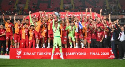 Gaziantep'te Düzenlenen Türkiye Kupası Finalinde Kupa Galatasaray'ın
