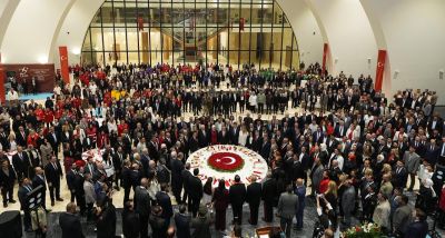 Gaziantep'te Coşkulu 29 Ekim Kutlamaları: Yeni Valilik Binasında İlk Tören